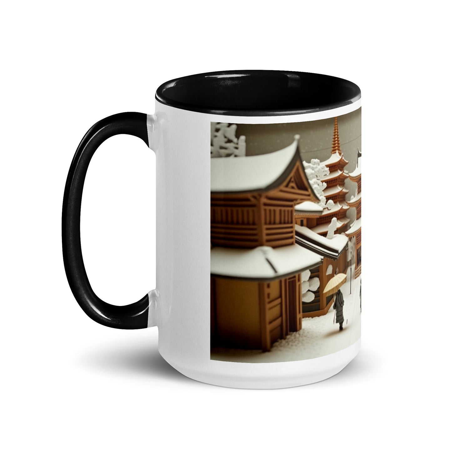 Asian Snow Series Print #10 - Mug with Color Inside