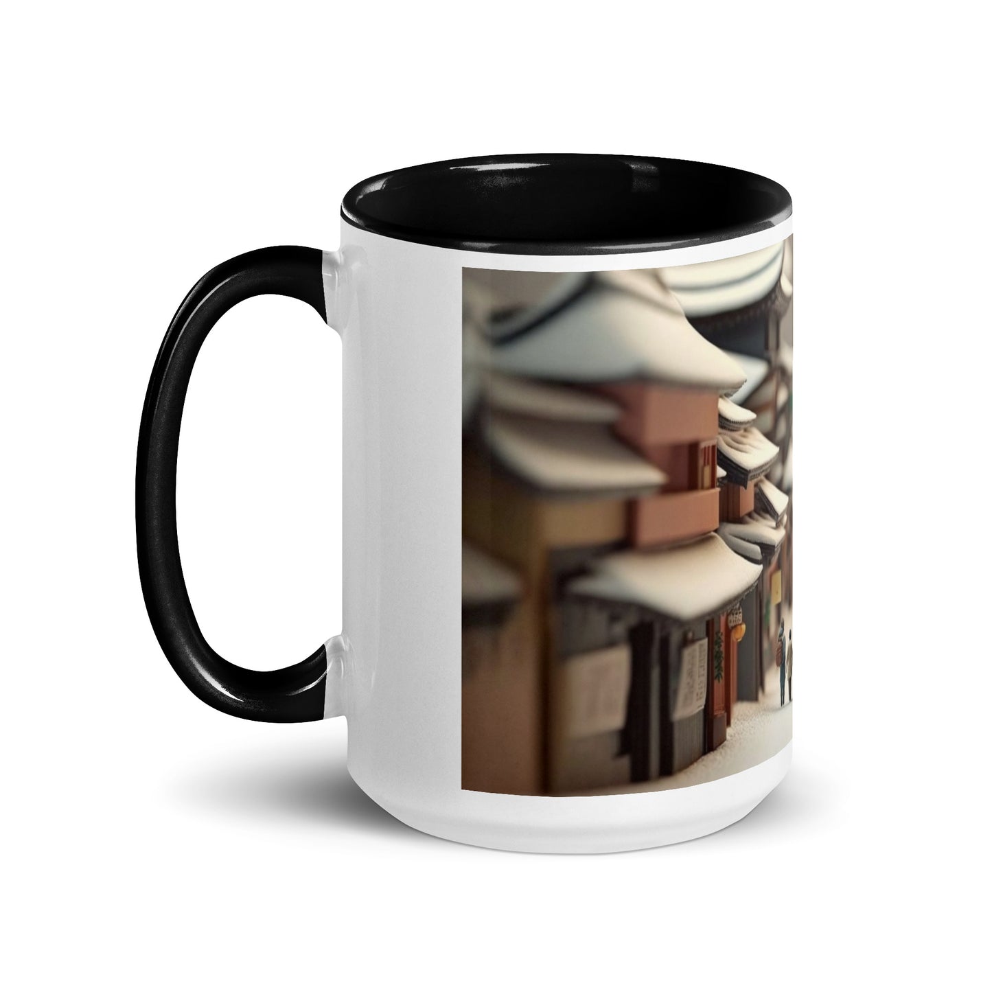 Asian Snow Series Print #6 - Mug with Color Inside