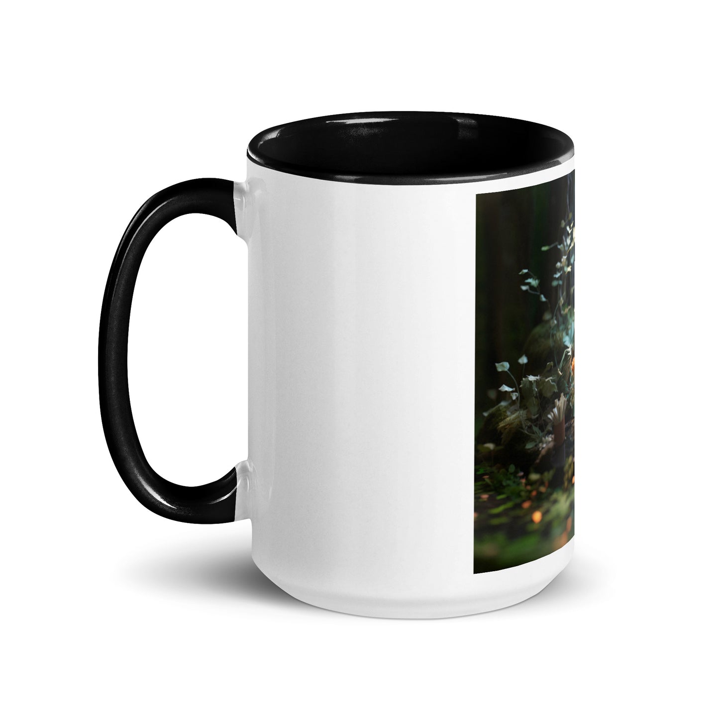 Relaxing By The Brook Series Print #1 - Mug with Color Inside