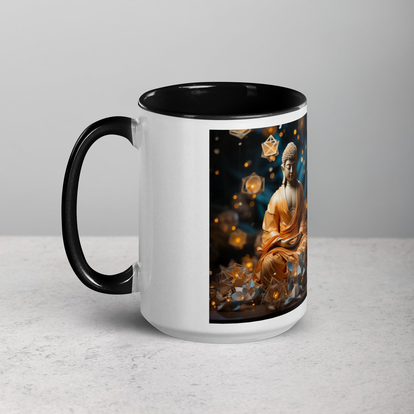 Ascending Buddha Series Print #8 - Mug with Color Inside