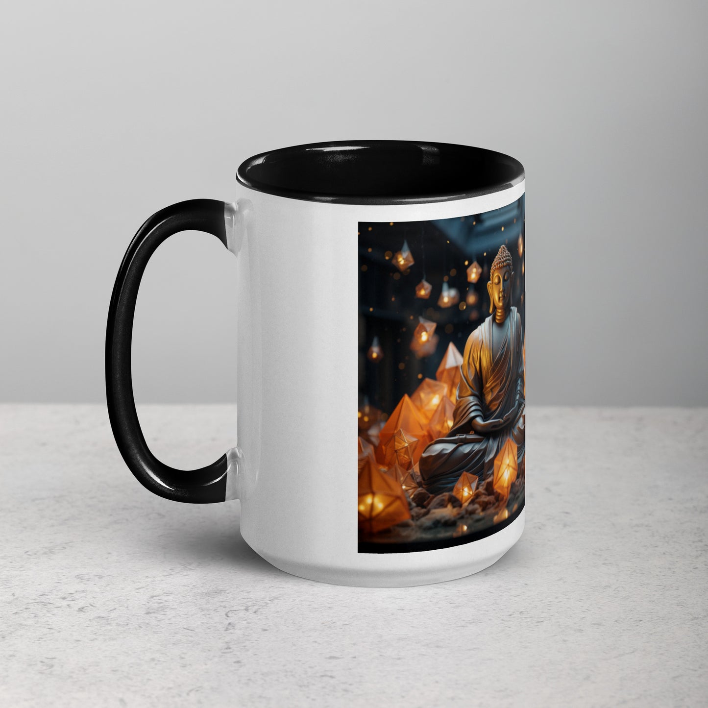 Ascending Buddha Series Print #10 - Mug with Color Inside