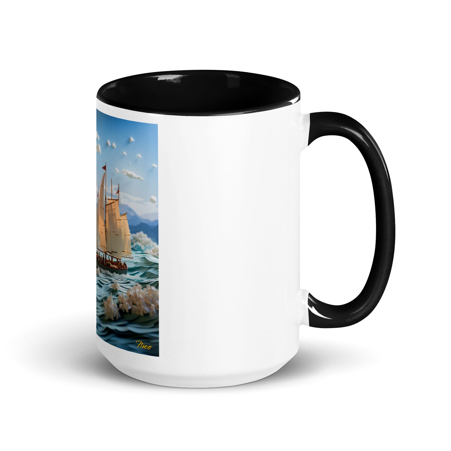 Into The Sunset Series Print #2 - Mug with Color Inside