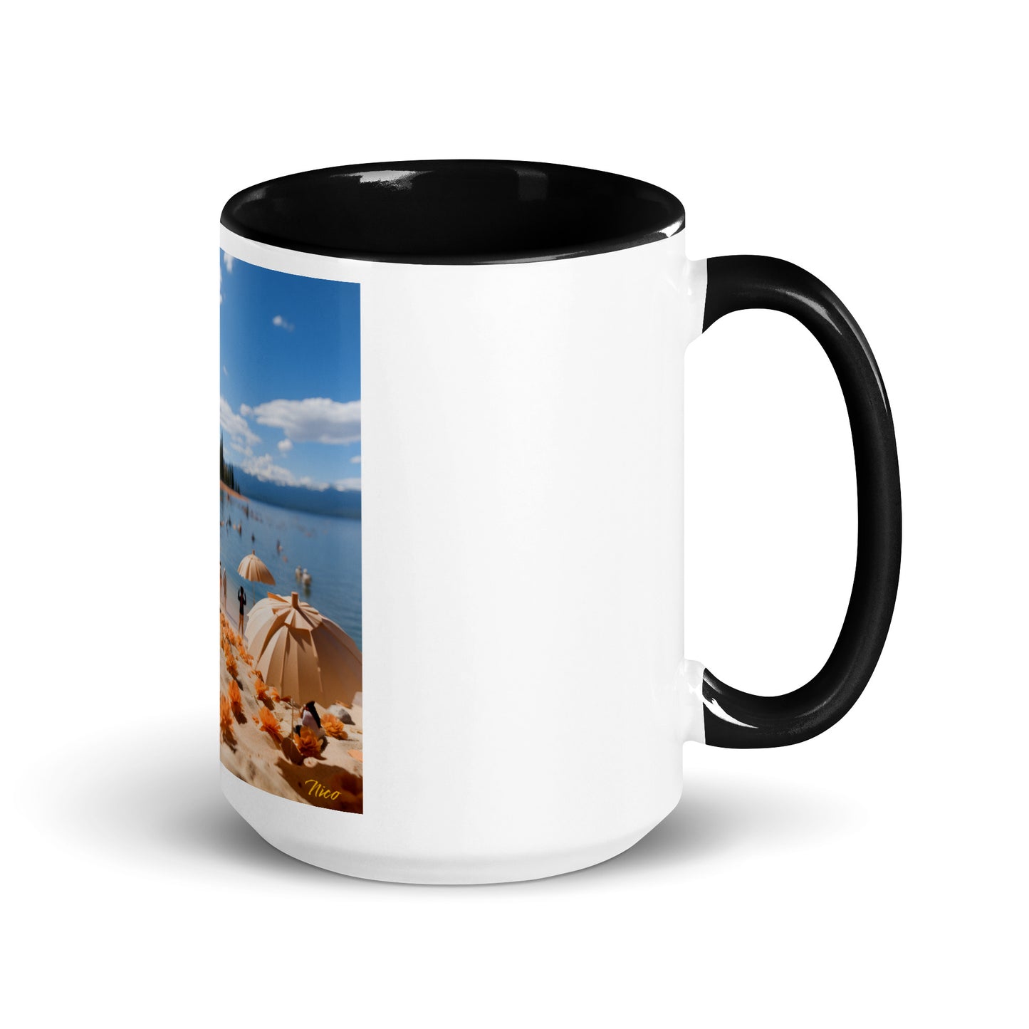 Atop The Mountain Lakeshore Series Print #8 - Mug with Color Inside