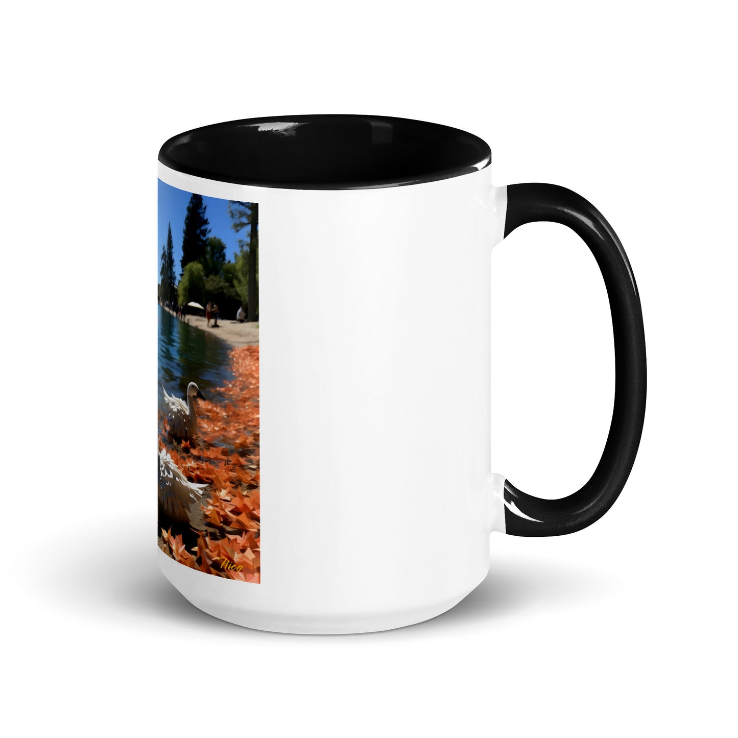 Atop The Mountain Lakeshore Series Print #2 - Mug with Color Inside