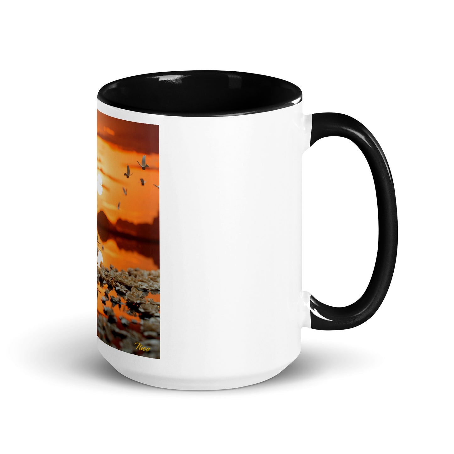 Into The Sunset Series Print #9 - Mug with Color Inside