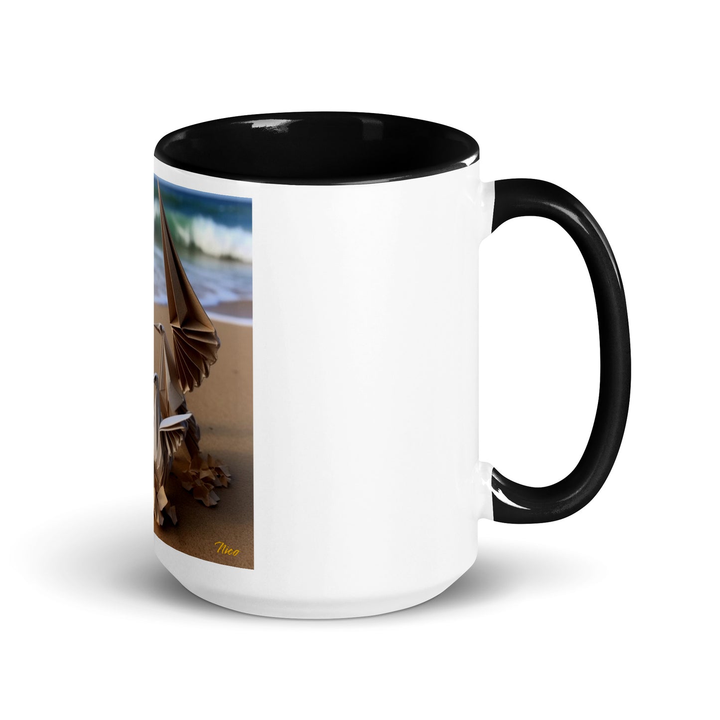 By The Seaside Series Print #1 - Mug with Color Inside