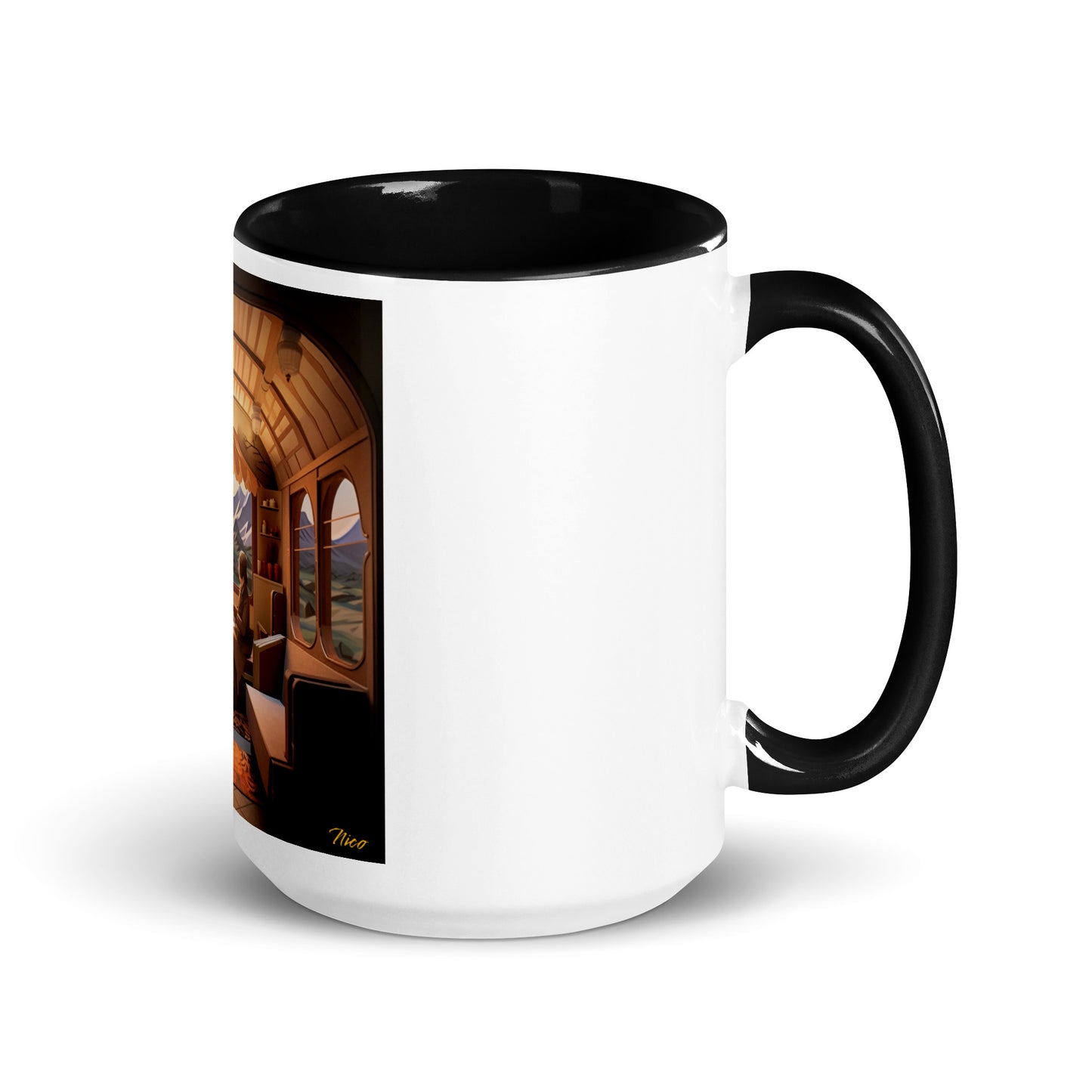 Orient Express Series Print #10 - Mug with Color Inside