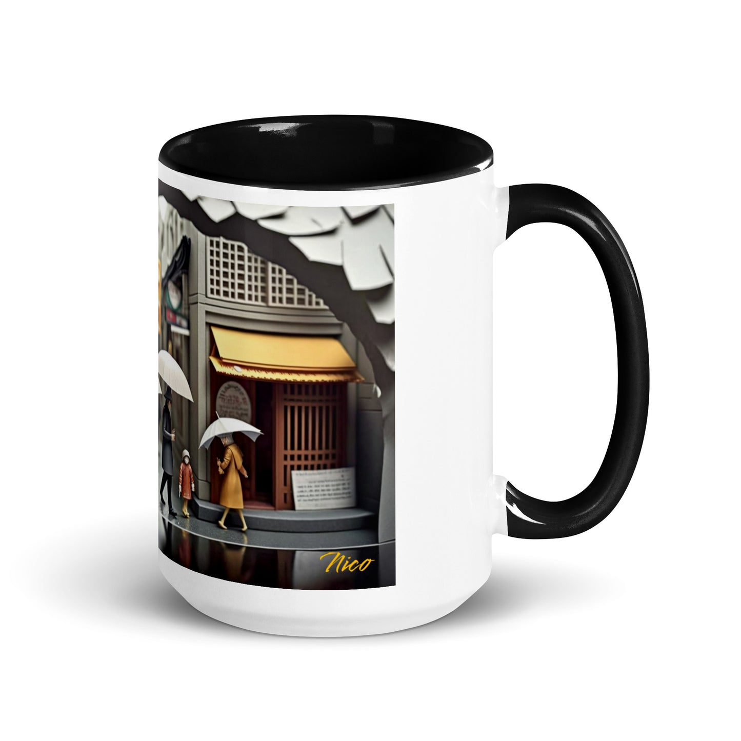 Rainy Days And Mondays Series Print #1 - Mug with Color Inside