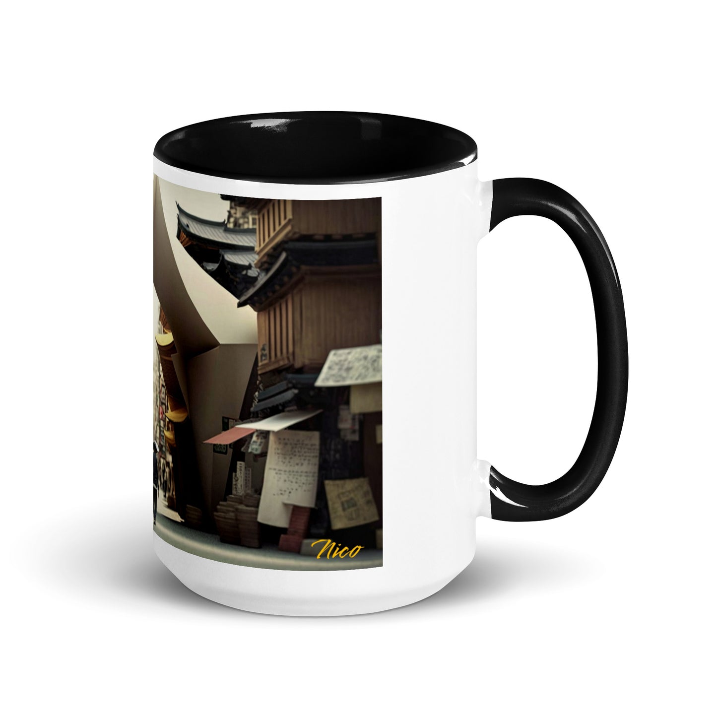 Via The Metropolis Series Print #8 - Mug with Color Inside