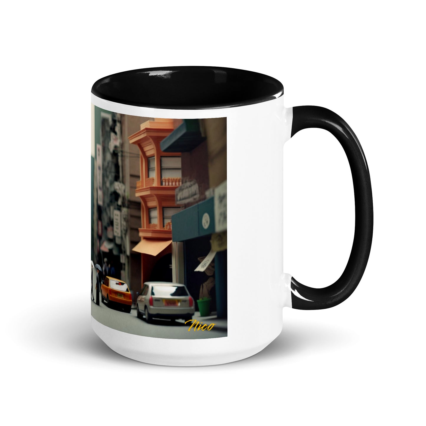 Via The Metropolis Series Print #7 - Mug with Color Inside