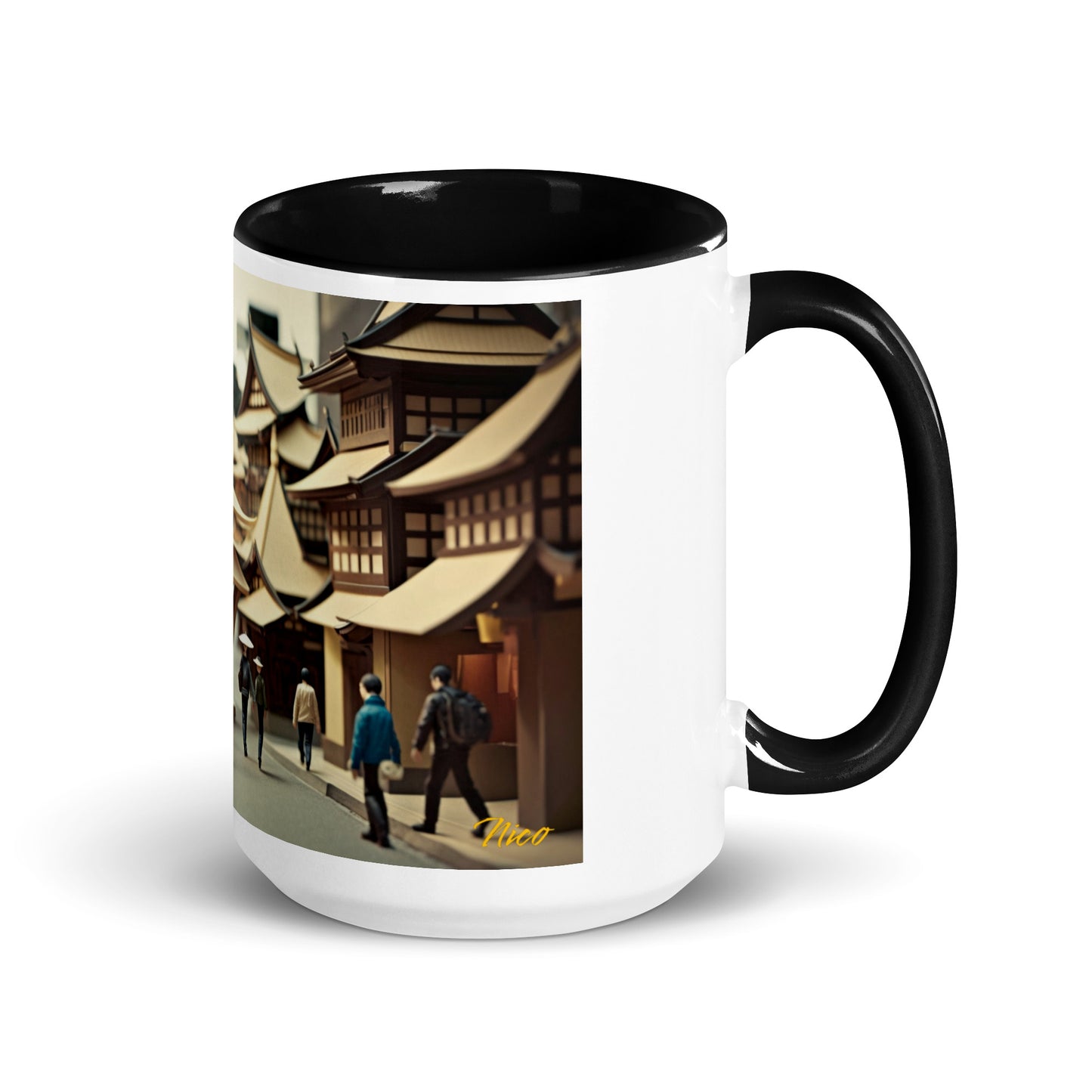 Via The Metropolis Series Print #4 - Mug with Color Inside