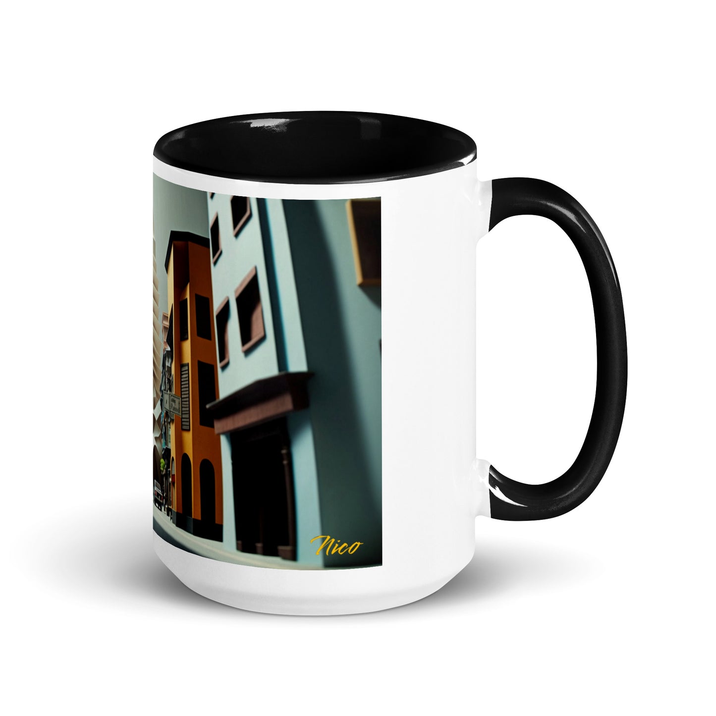 Via The Metropolis Series Print #1 - Mug with Color Inside