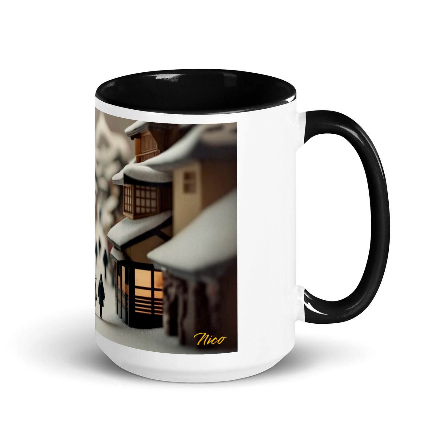 Asian Snow Series Print #6 - Mug with Color Inside