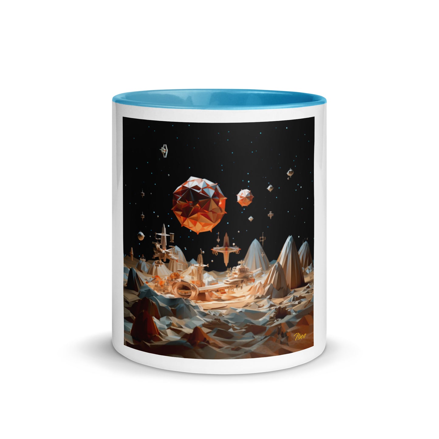 Elons' Dream Series Print #7 Mug with Color Inside