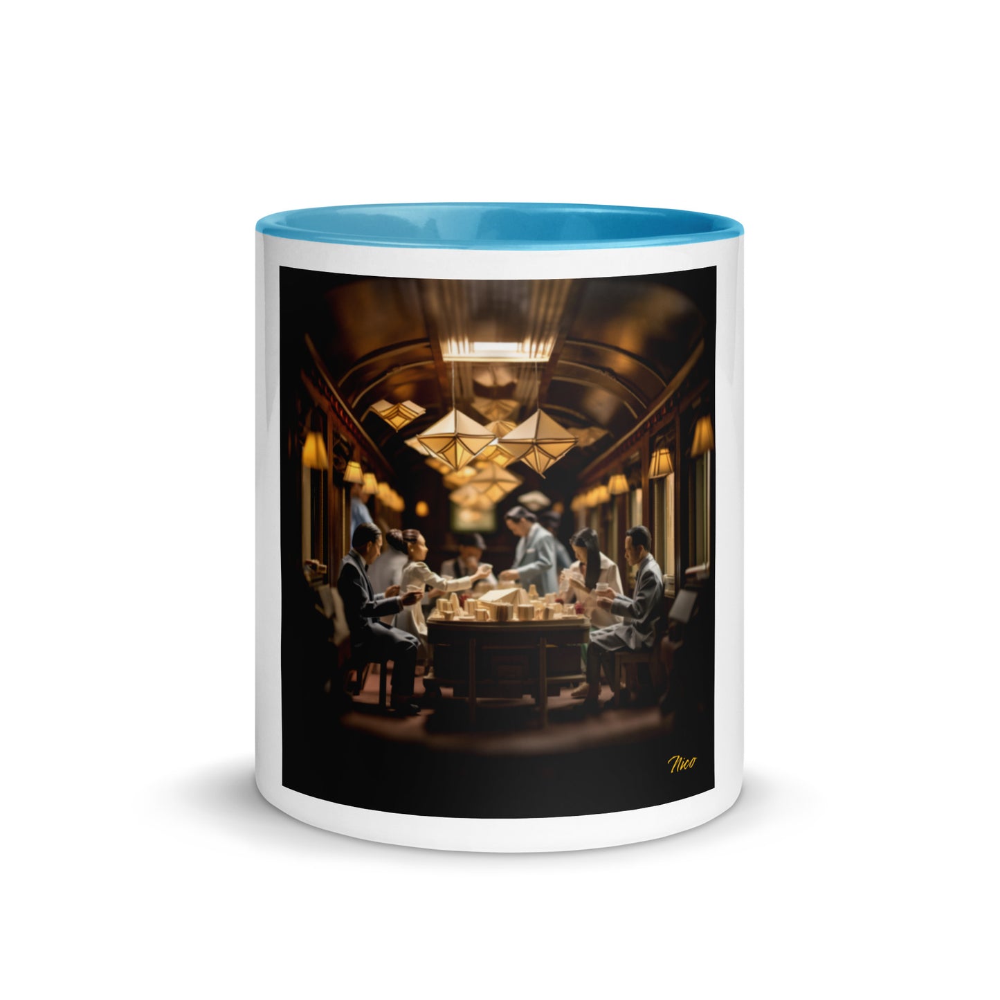 Orient Express Series Print #6 Mug with Color Inside