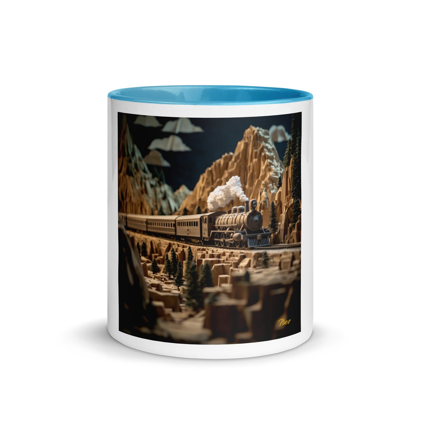 Orient Express Series Print #9 Mug with Color Inside