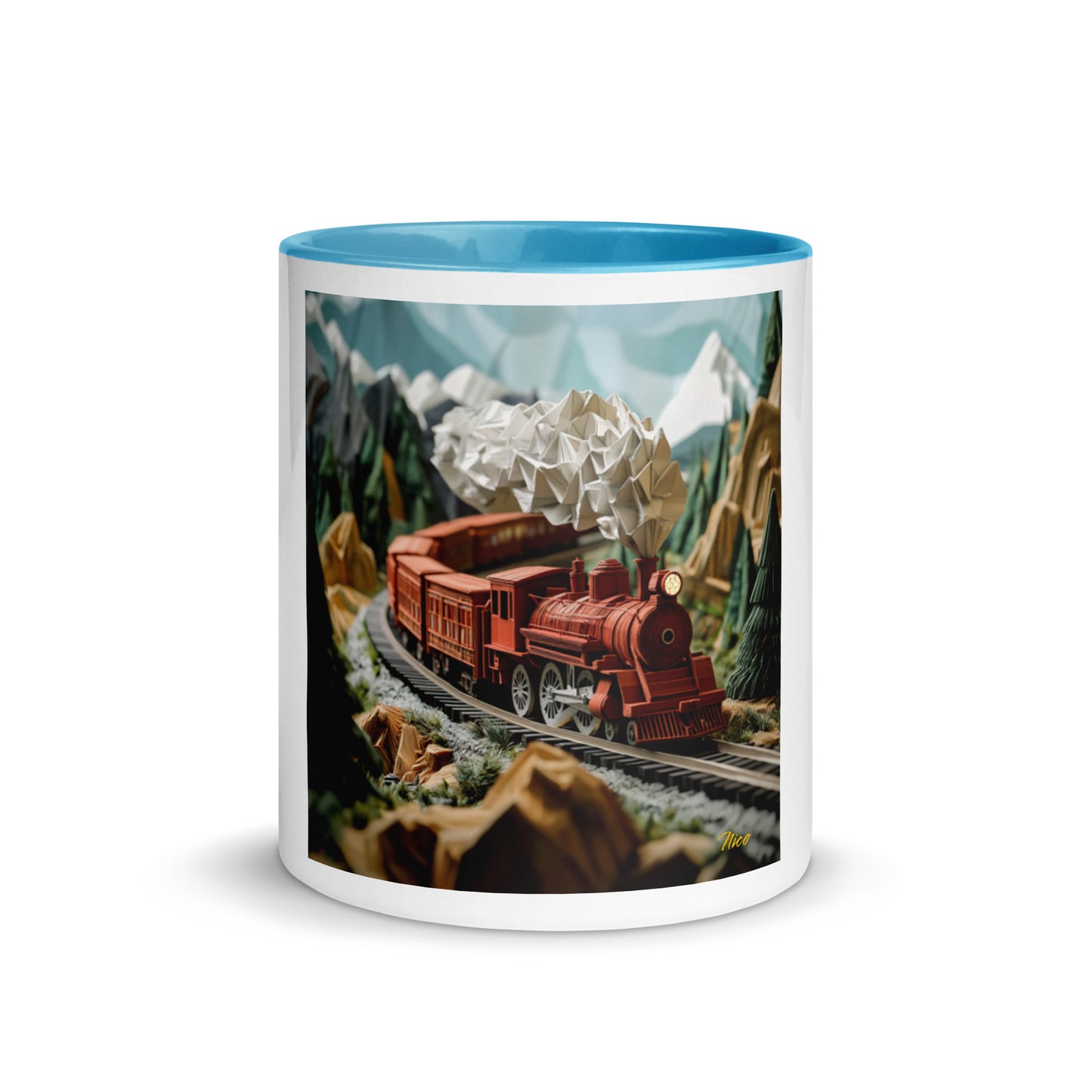 Orient Express Series Print #3 Mug with Color Inside