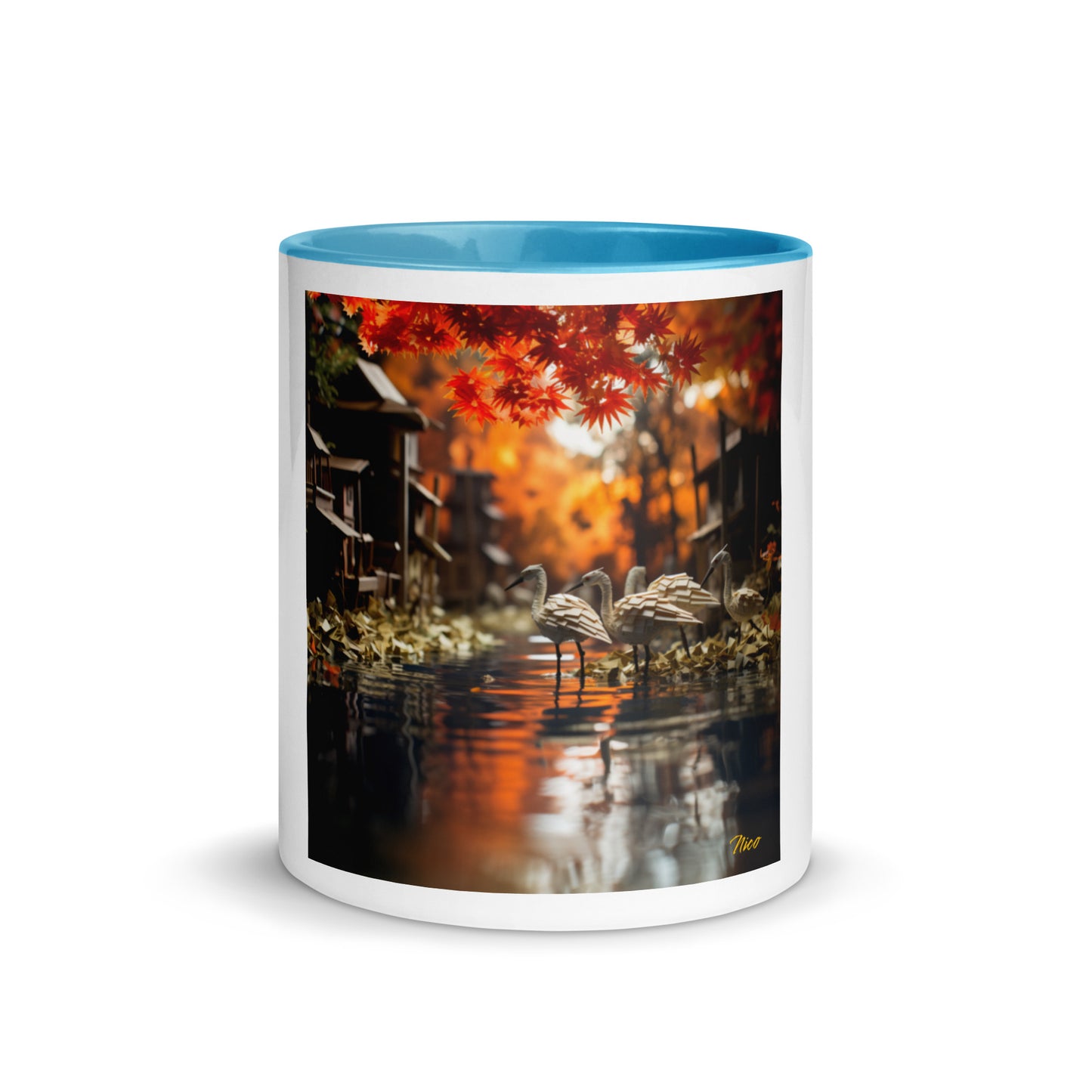 Born On A Bayou Print #8 Mug with Color Inside