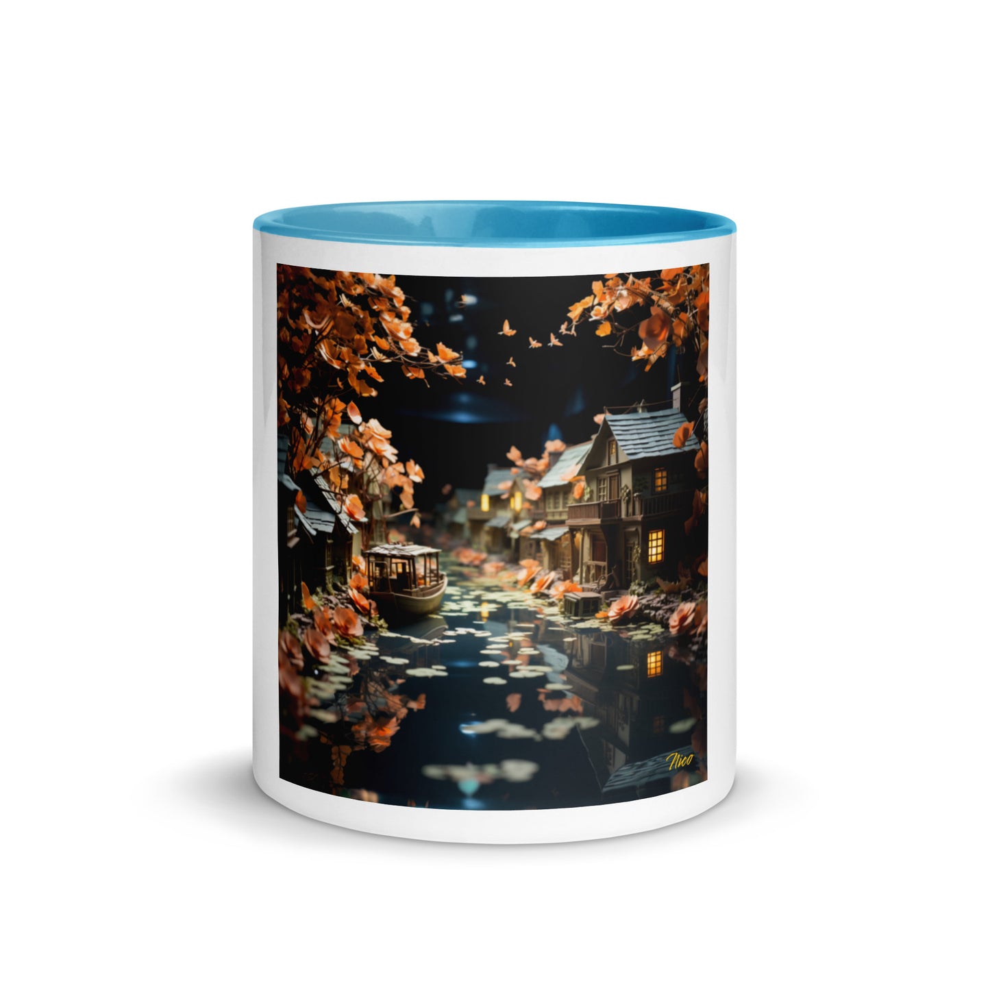 Born On A Bayou Print #7 Mug with Color Inside