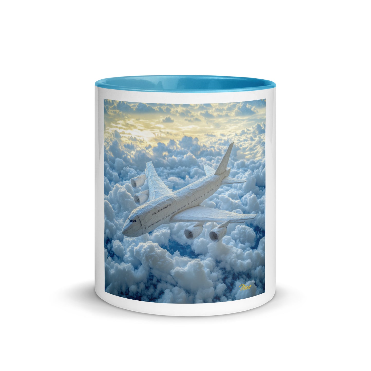 Frequent Flyer Miles Series Print #10 Mug with Color Inside