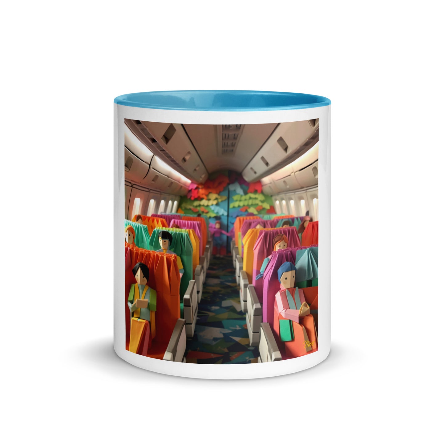 Frequent Flyer Miles Series Print #2 Mug with Color Inside