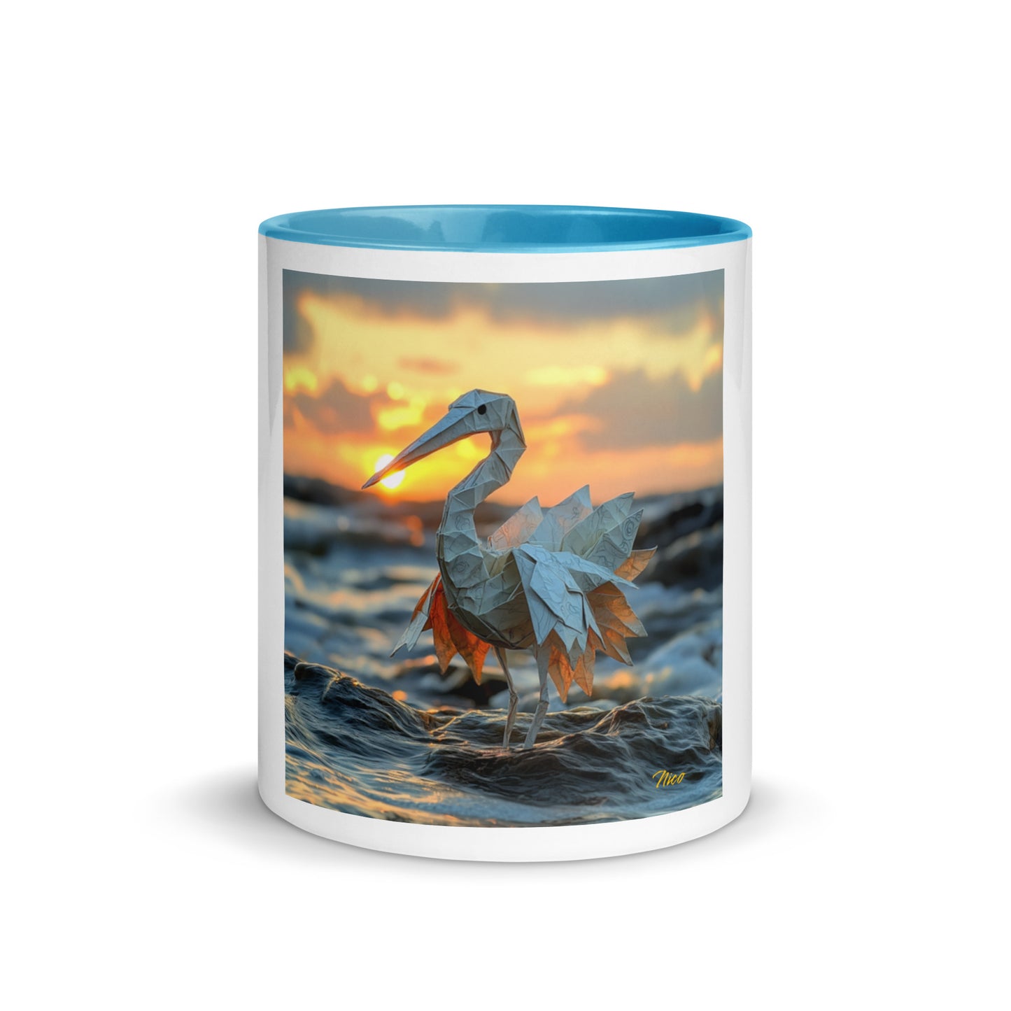 By The Seaside Series Print #1 - Mug with Color Inside