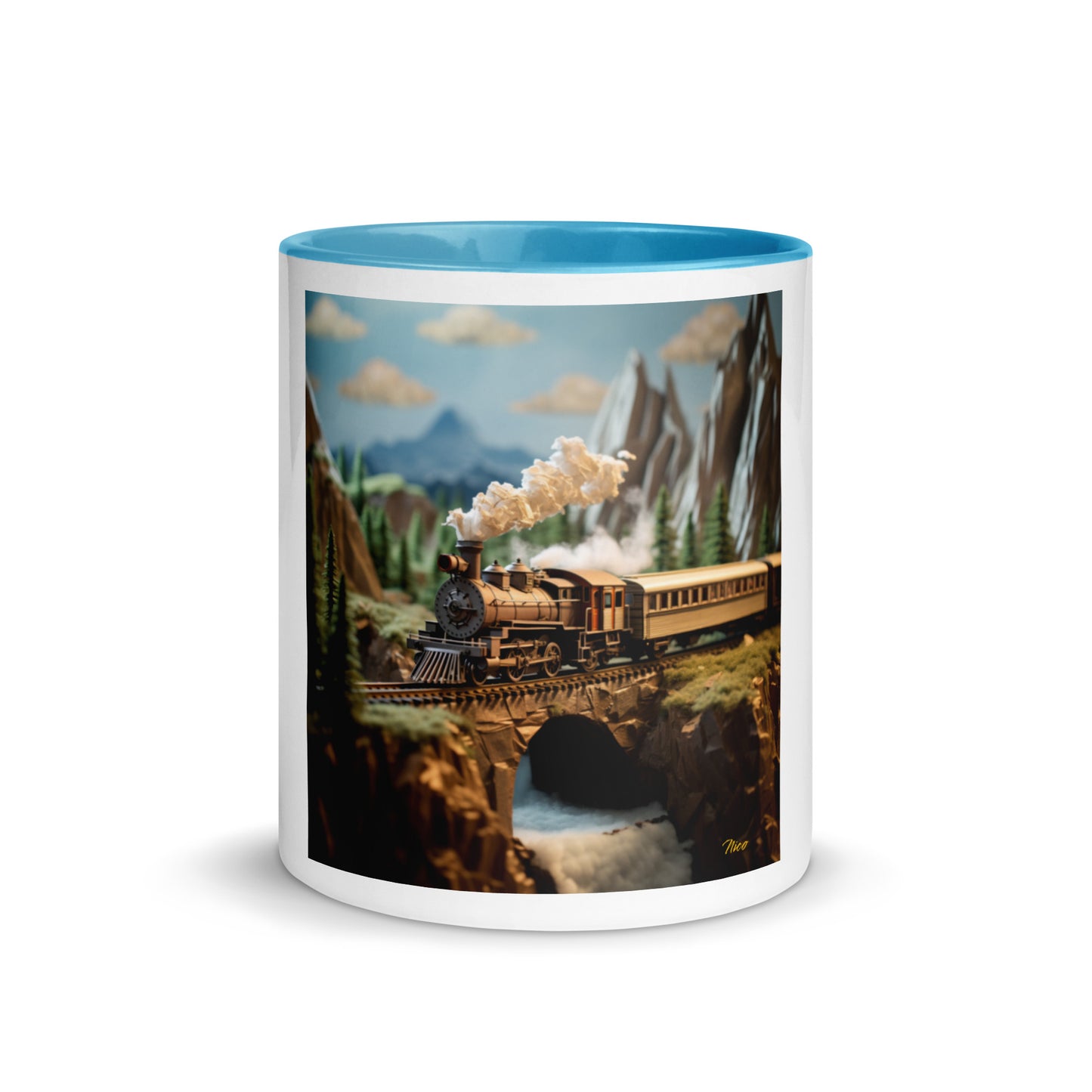 Orient Express Series Print #5 - Mug with Color Inside