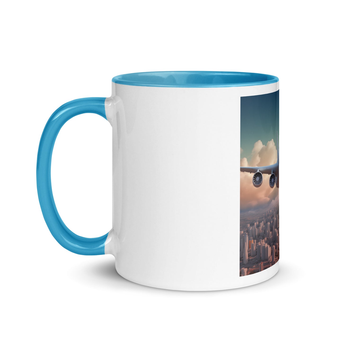 Frequent Flyer Miles Series Print #1 Mug with Color Inside