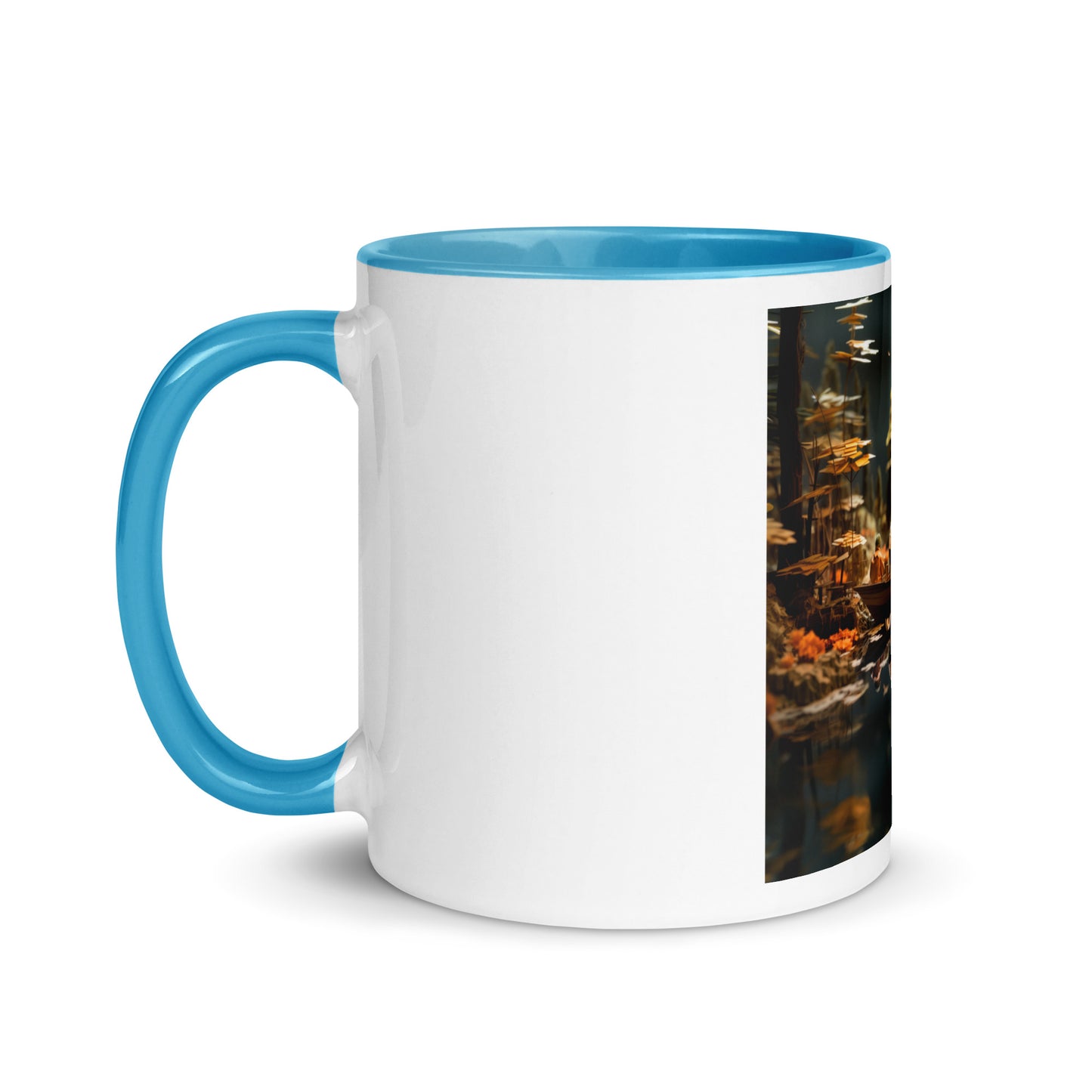 Born On A Bayou Print #10 Mug with Color Inside