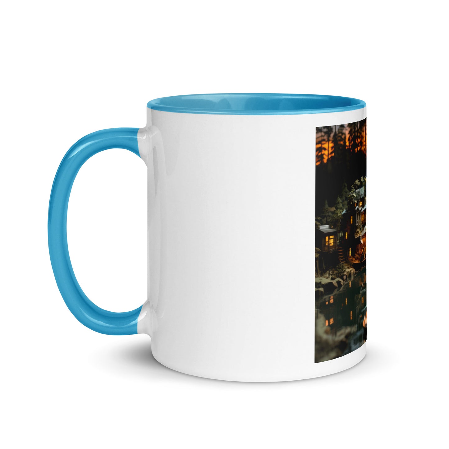 Born On A Bayou Print #2 Mug with Color Inside