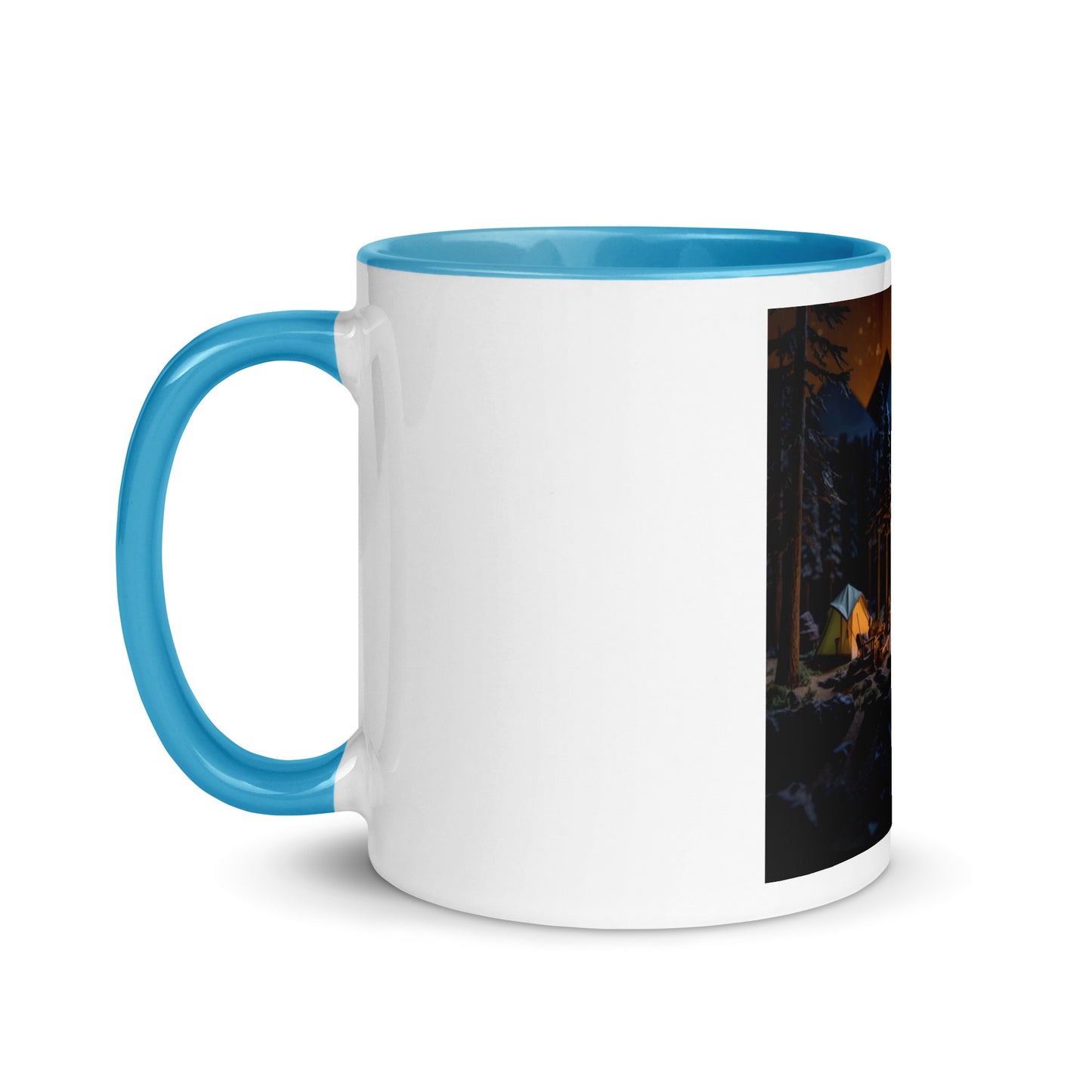 Under The Starry Skies Series Print #1 Mug with Color Inside