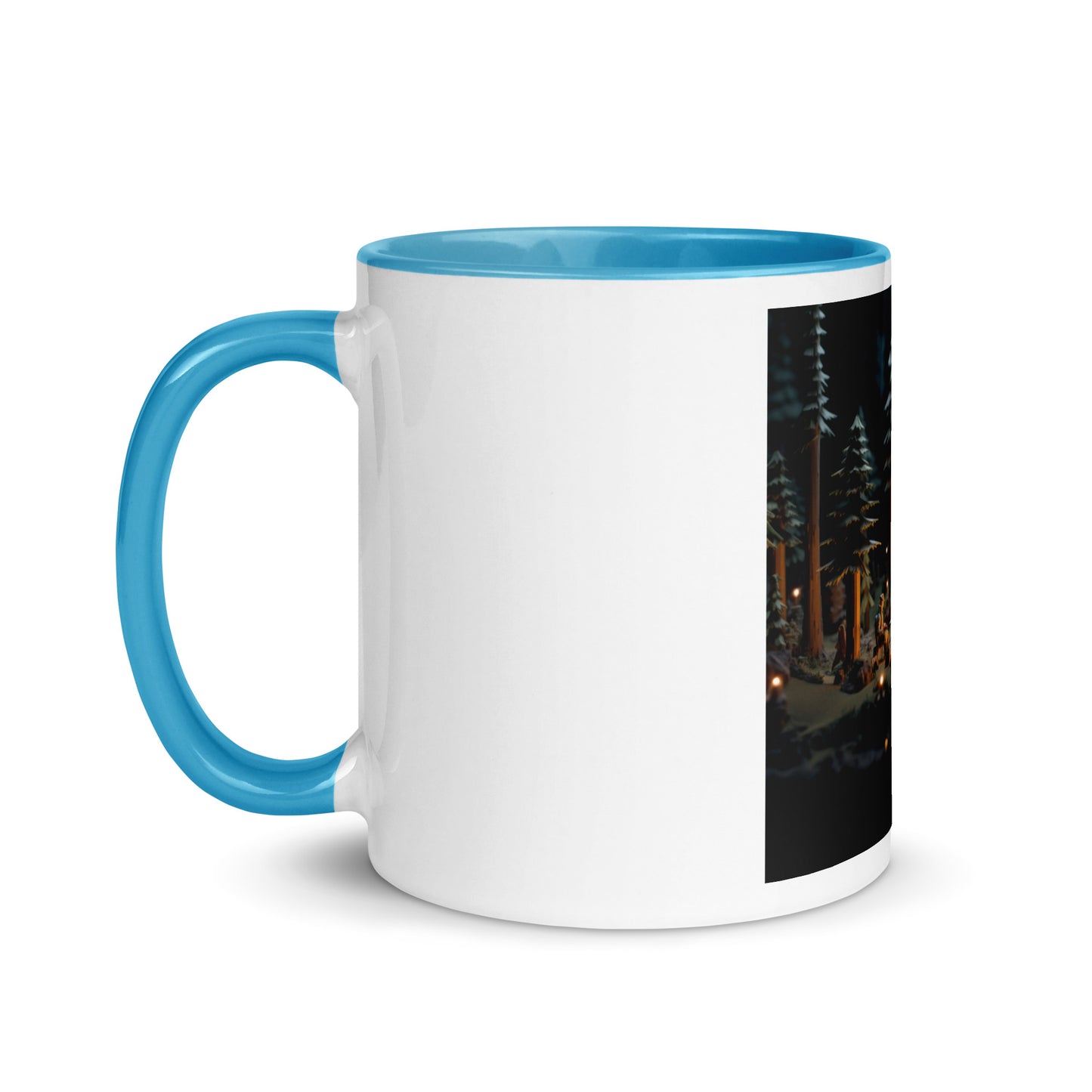 Under The Starry Skies Series Print #3 Mug with Color Inside