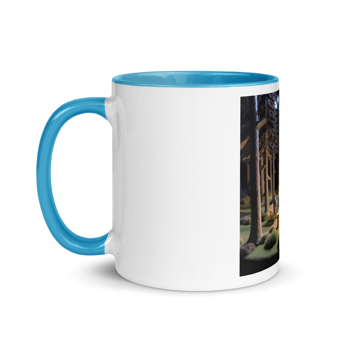 Under The Starry Skies Series Print #7 Mug with Color Inside