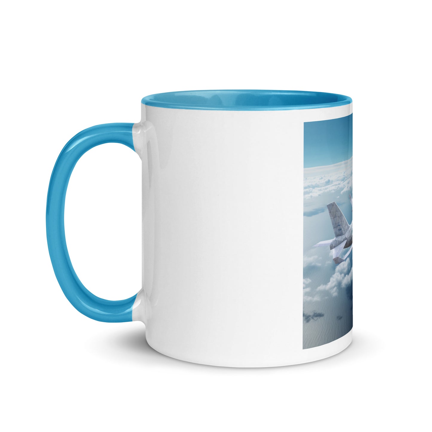 Frequent Flyer Miles Series Print #3 Mug with Color Inside