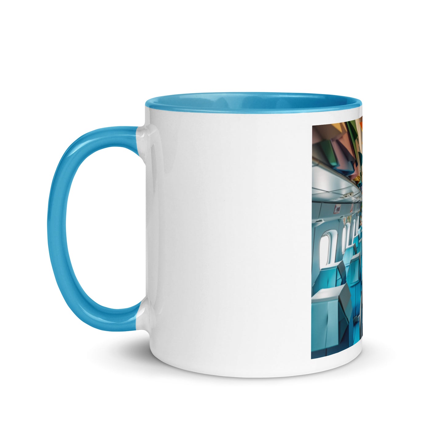 Frequent Flyer Miles Series Print #6 Mug with Color Inside