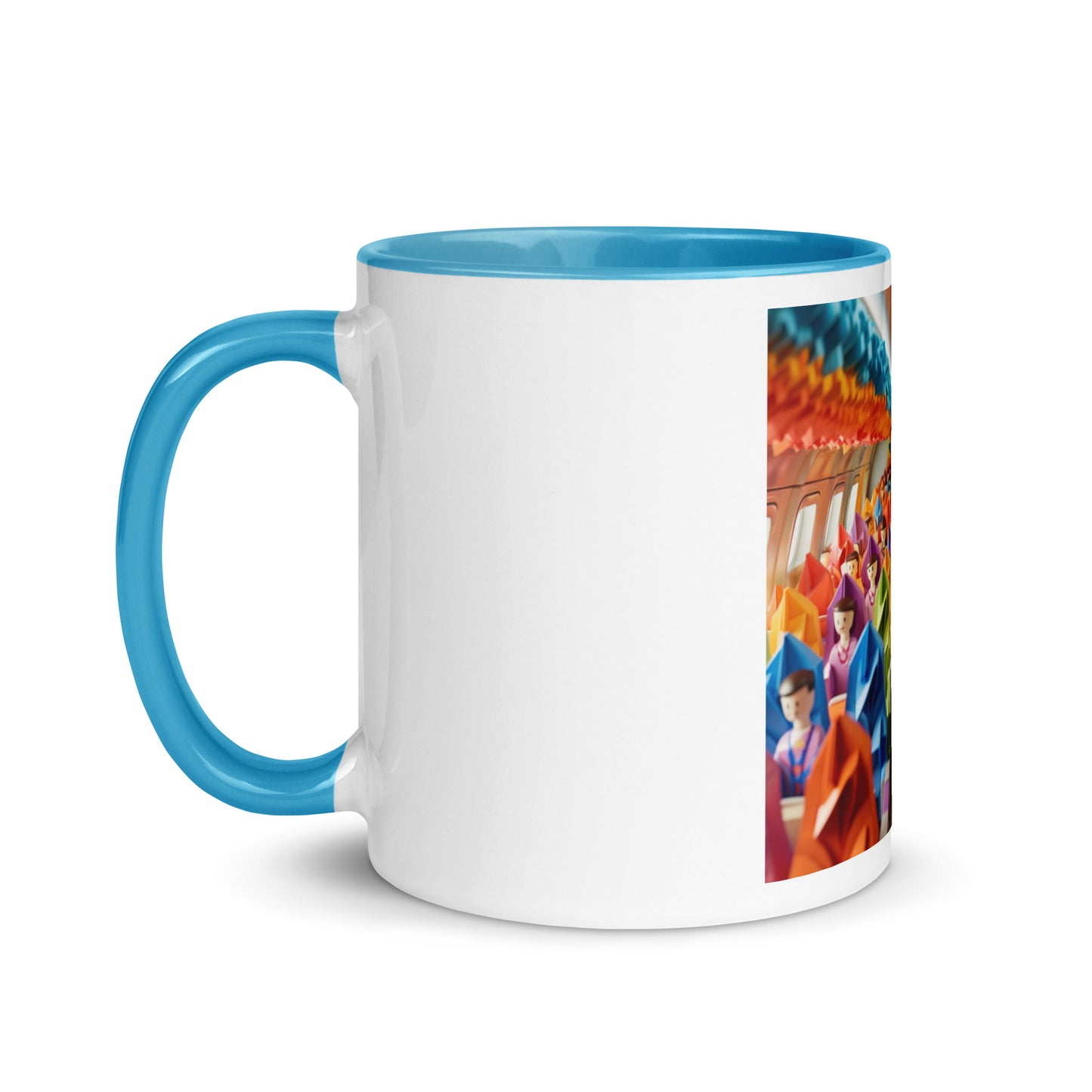 Frequent Flyer Miles Series Print #8 Mug with Color Inside