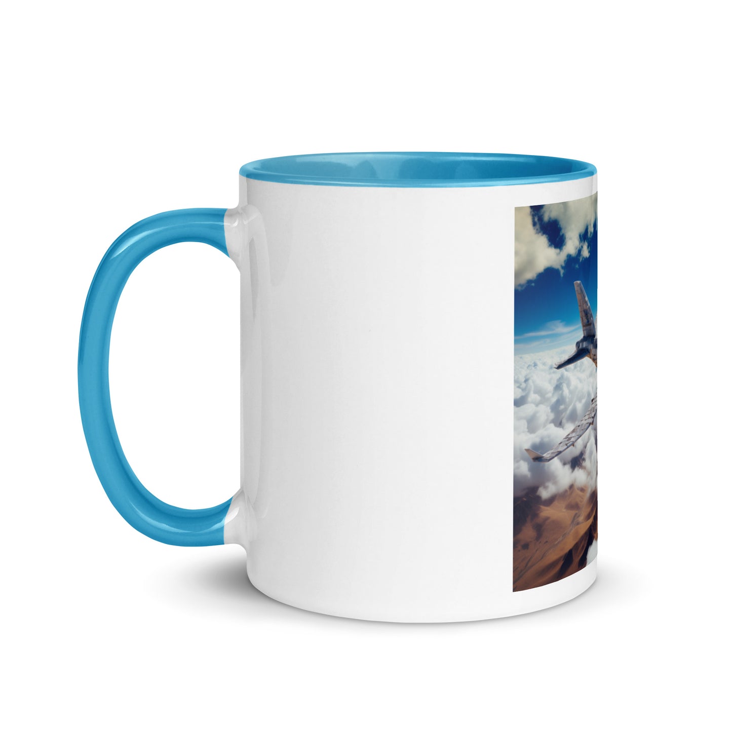 Frequent Flyer Miles Series Print #9 Mug with Color Inside