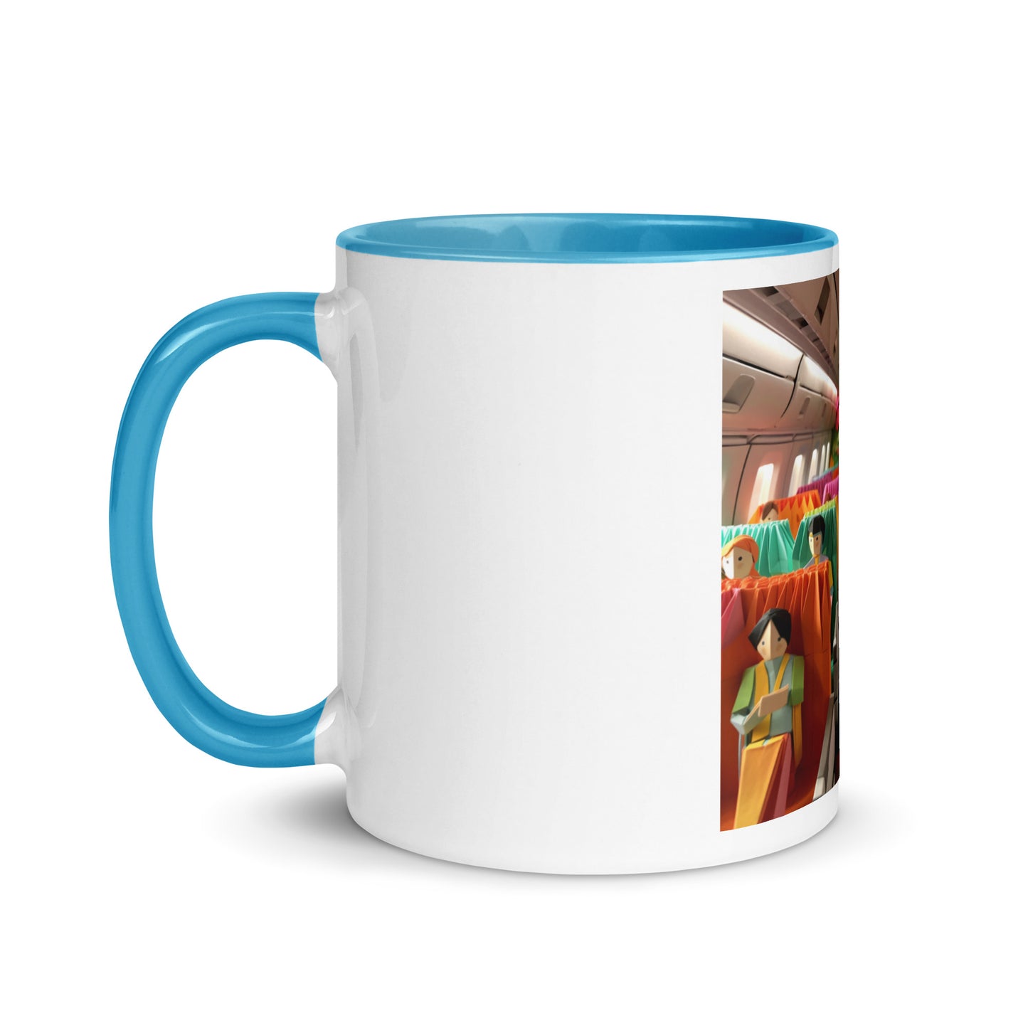 Frequent Flyer Miles Series Print #2 Mug with Color Inside