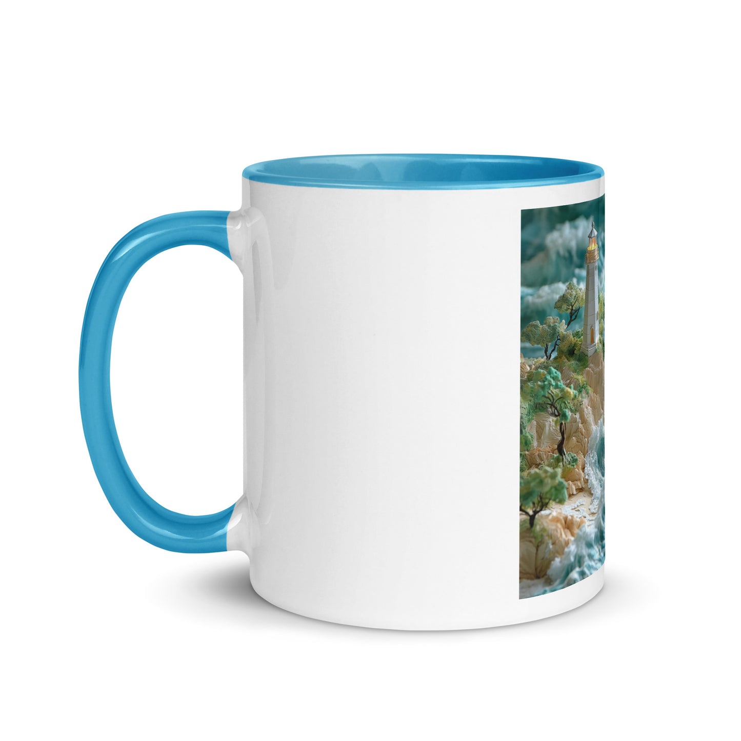 By The Seaside Series Print #9 - Mug with Color Inside