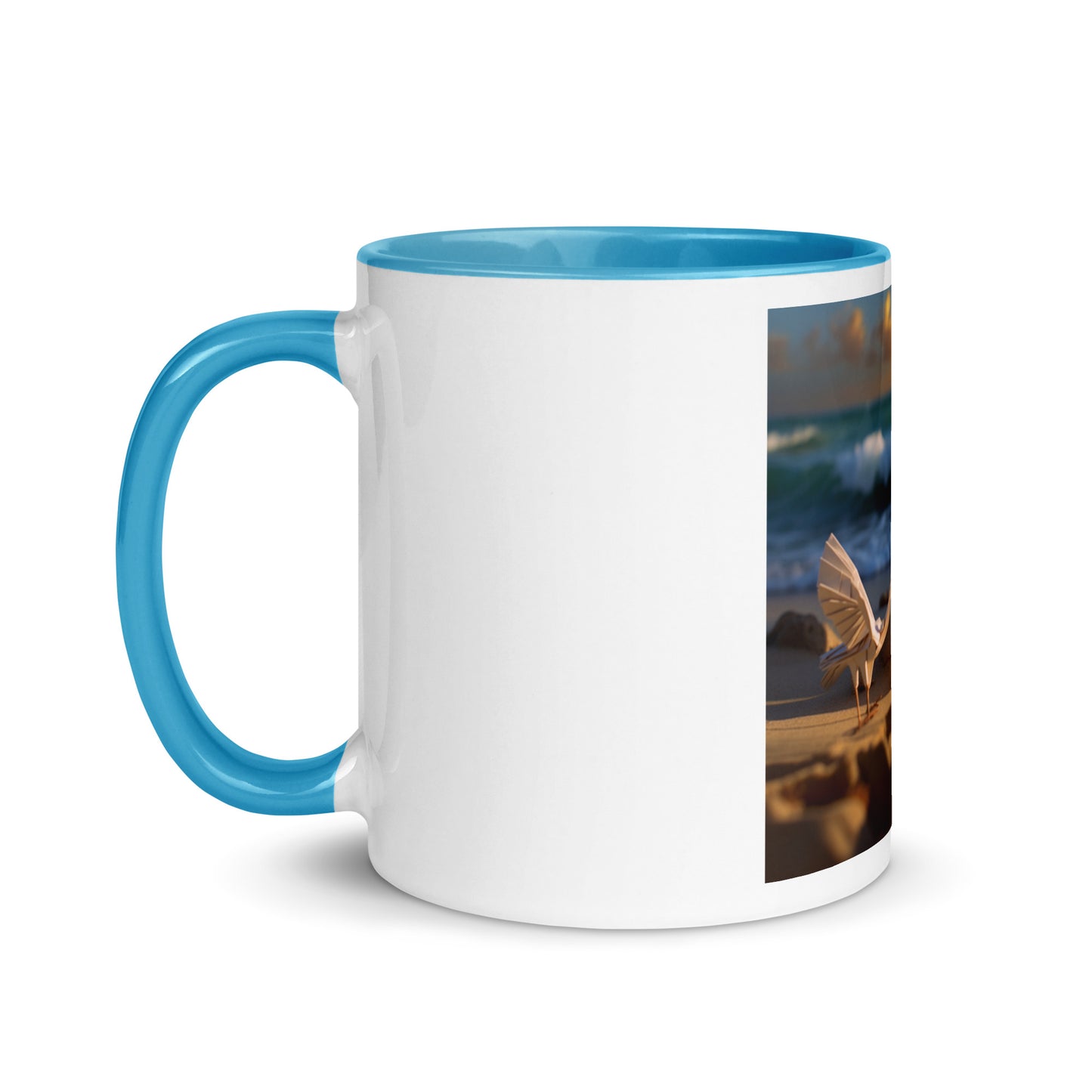 By The Seaside Series Print #3 - Mug with Color Inside