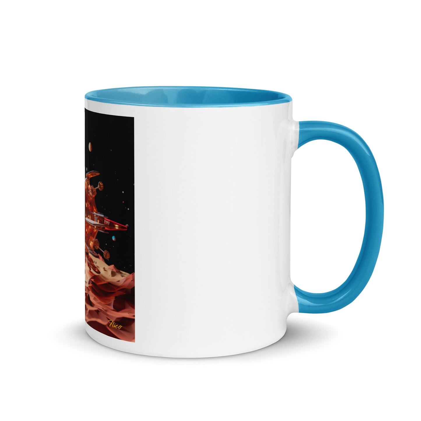 Elons' Dream Series Print #5 Mug with Color Inside