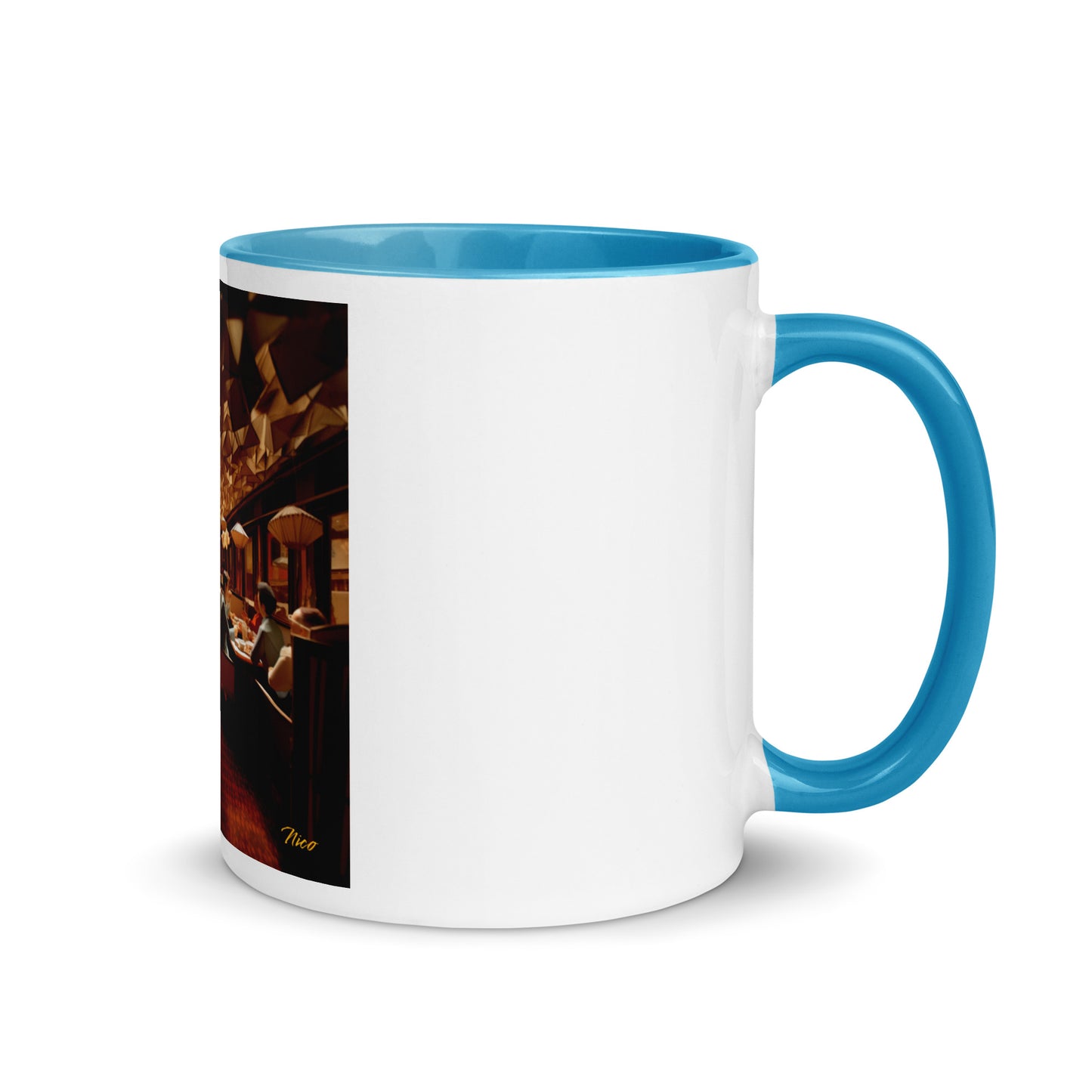 Oriient Express Series Print #2 Mug with Color Inside