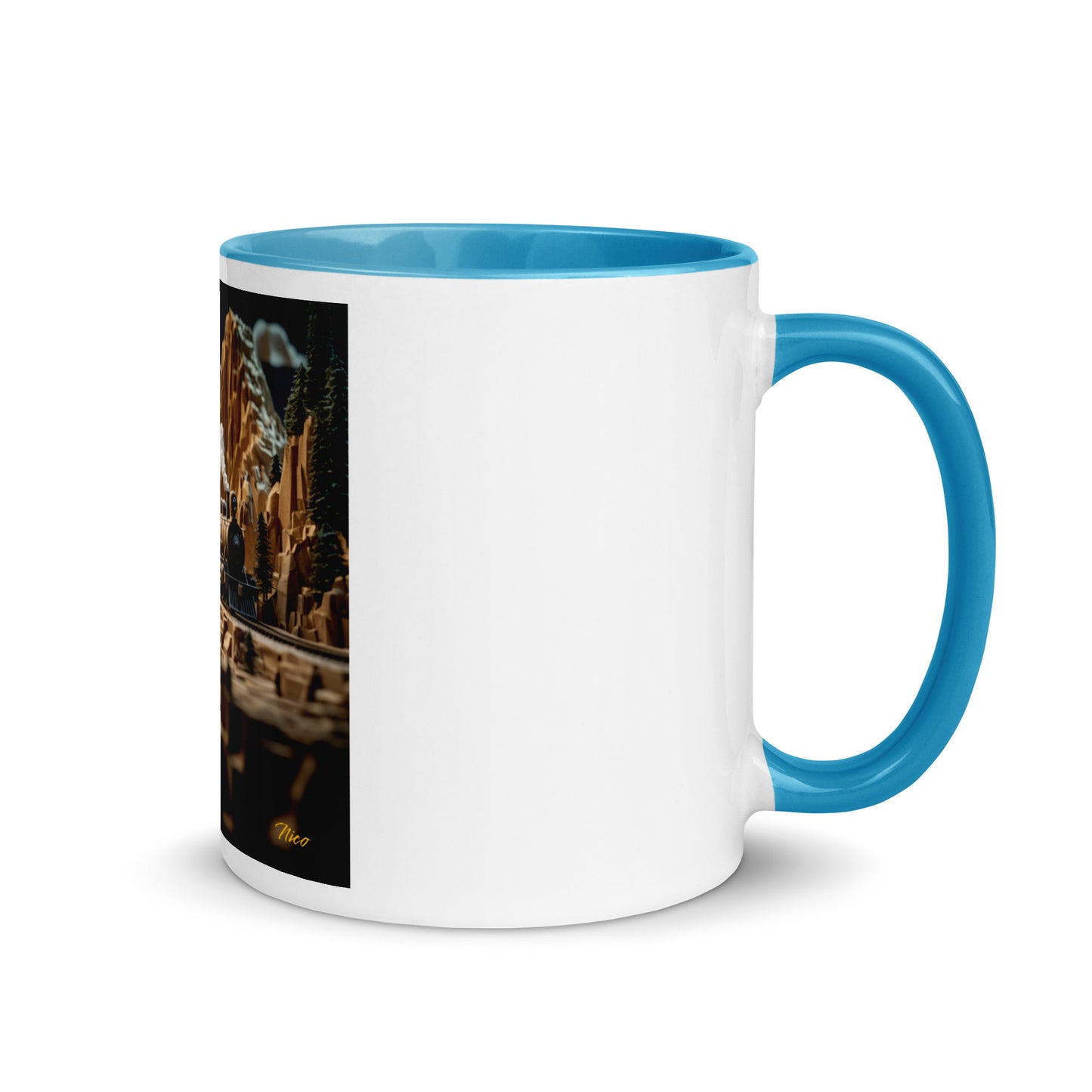 Orient Express Series Print #9 Mug with Color Inside