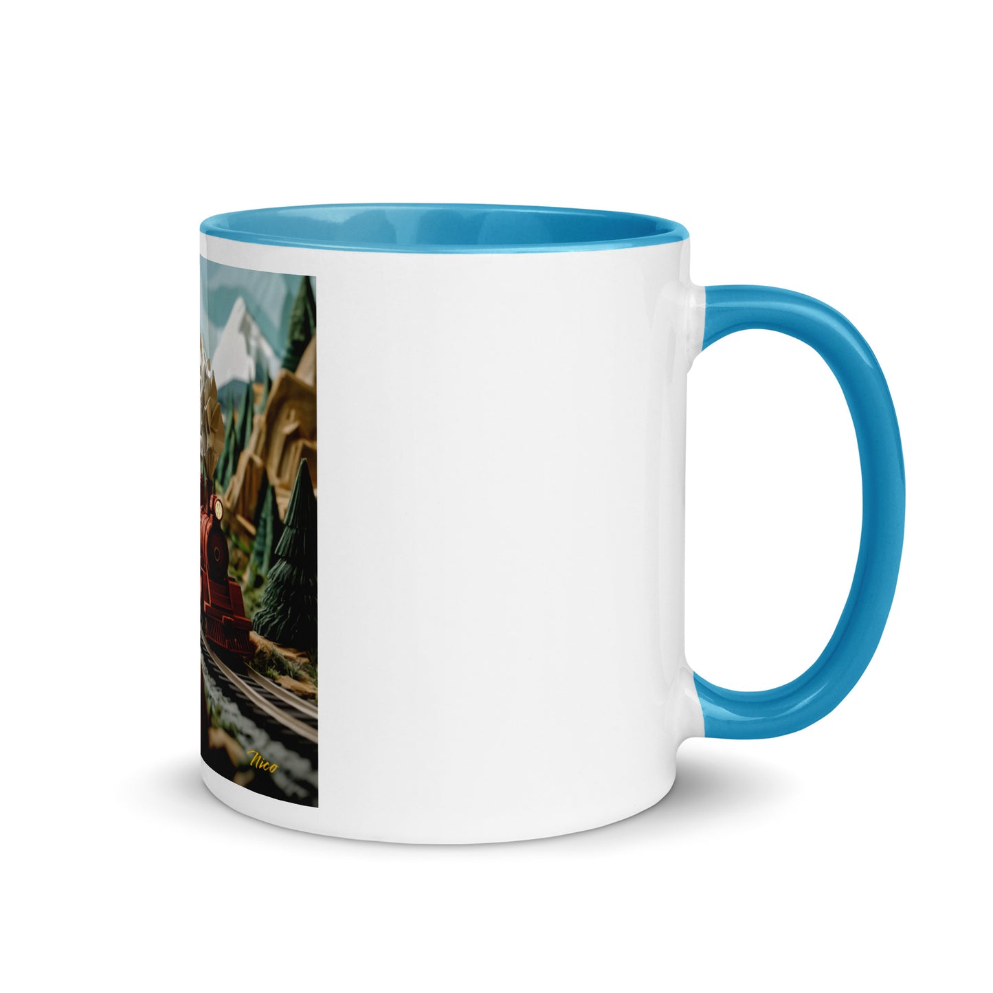 Orient Express Series Print #3 Mug with Color Inside