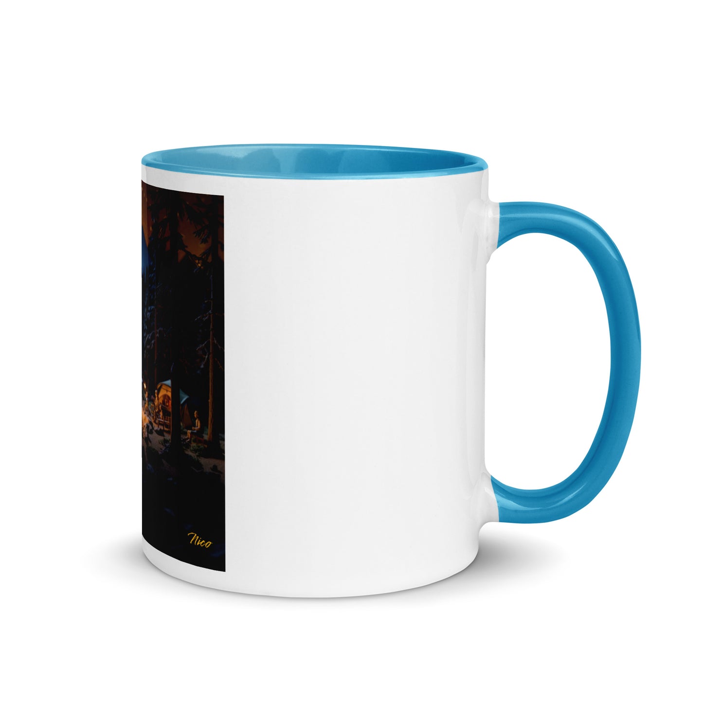 Under The Starry Skies Series Print #1 Mug with Color Inside