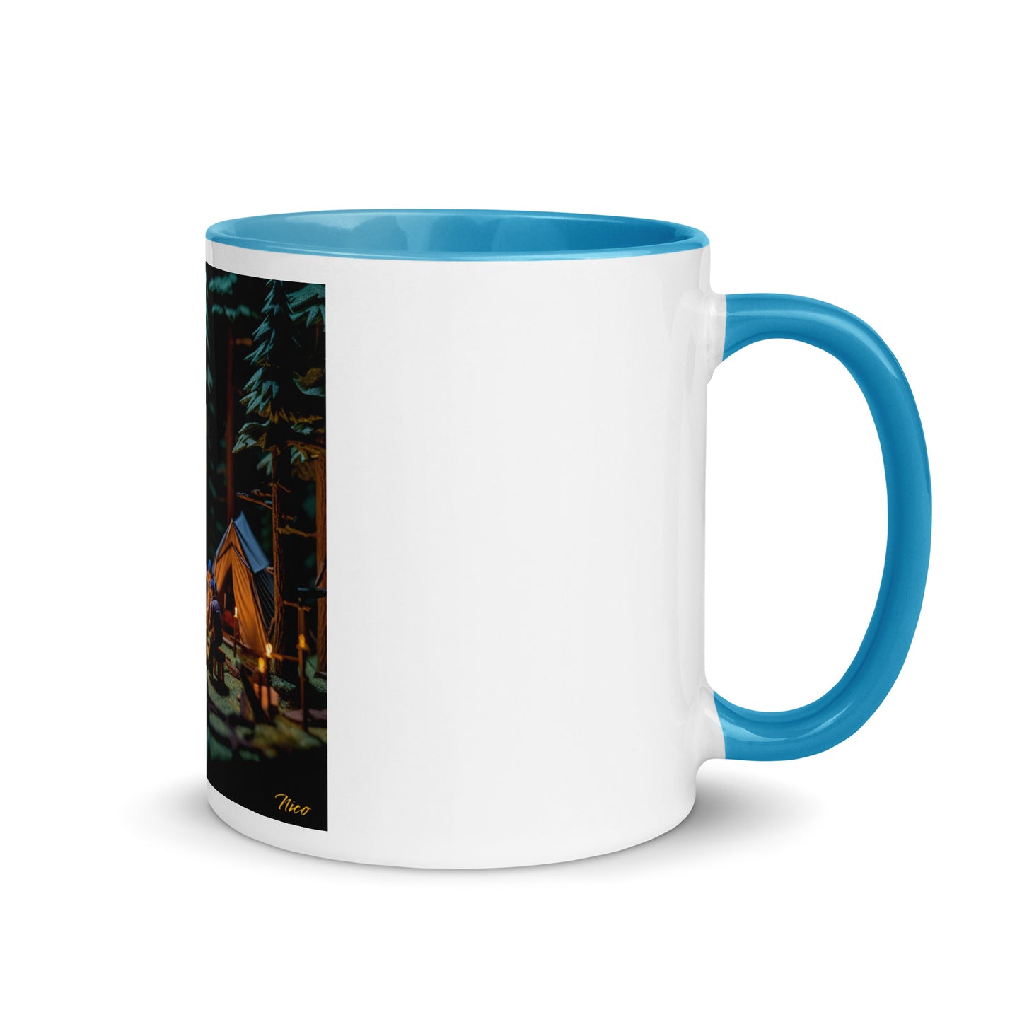 Under The Starry Skies Series Print #10 Mug with Color Inside