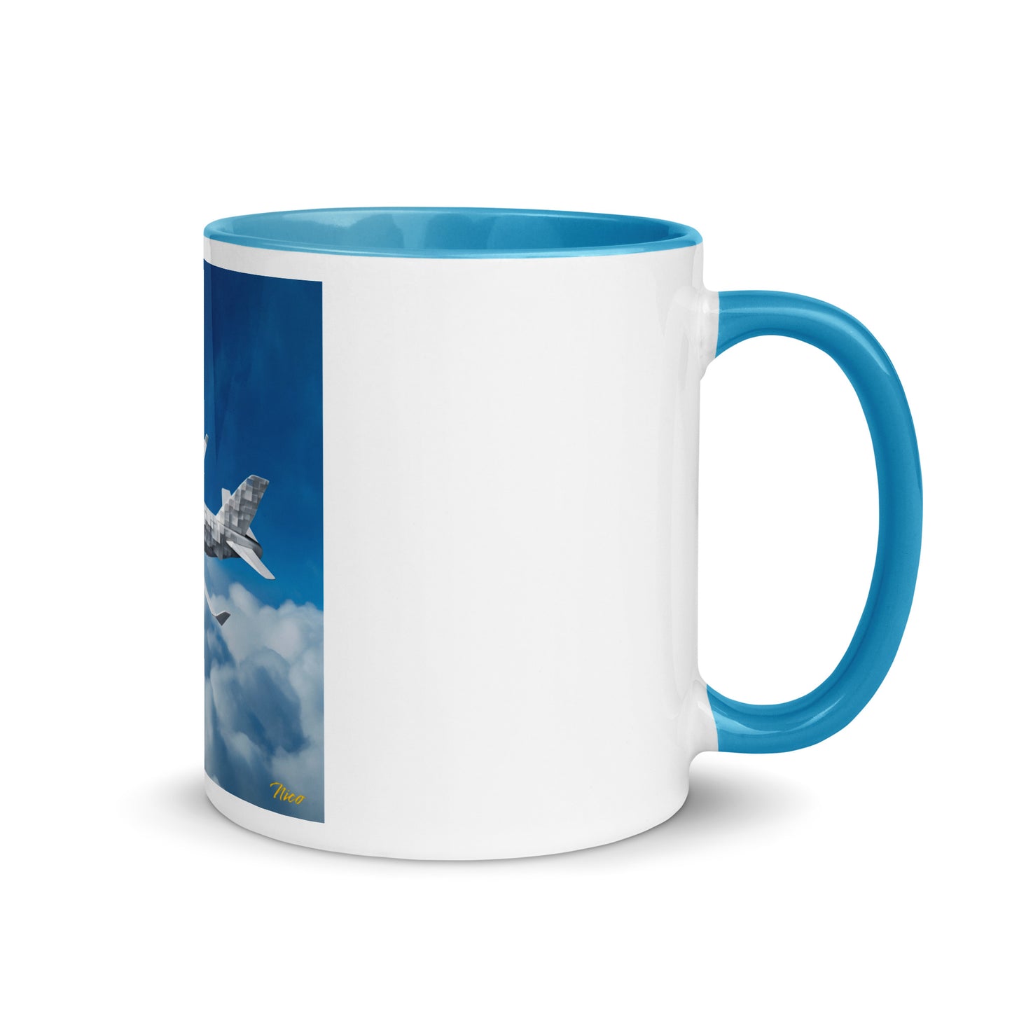 Frequent Flyer Miles Series Print #5 Mug with Color Inside