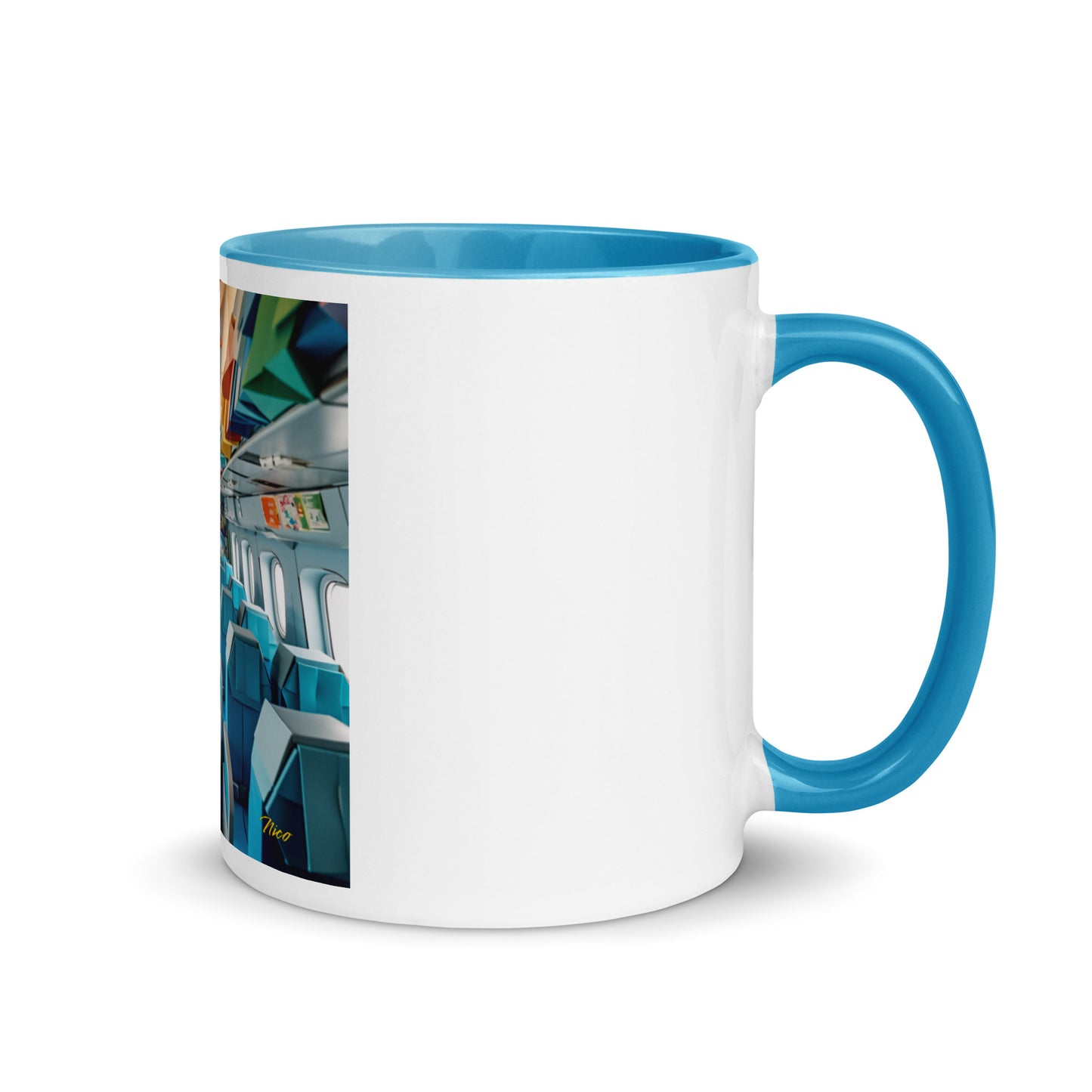 Frequent Flyer Miles Series Print #6 Mug with Color Inside