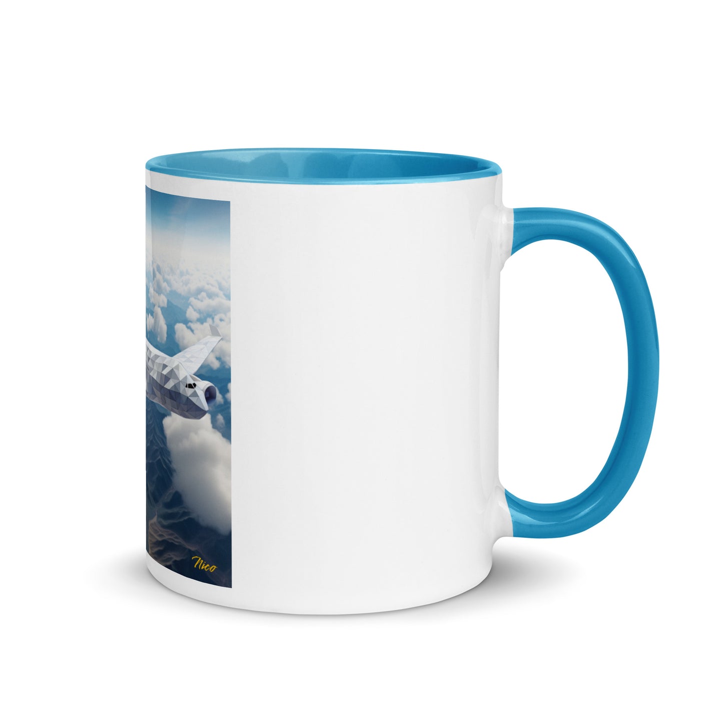 Frequent Flyer Miles Series Print #7 Mug with Color Inside