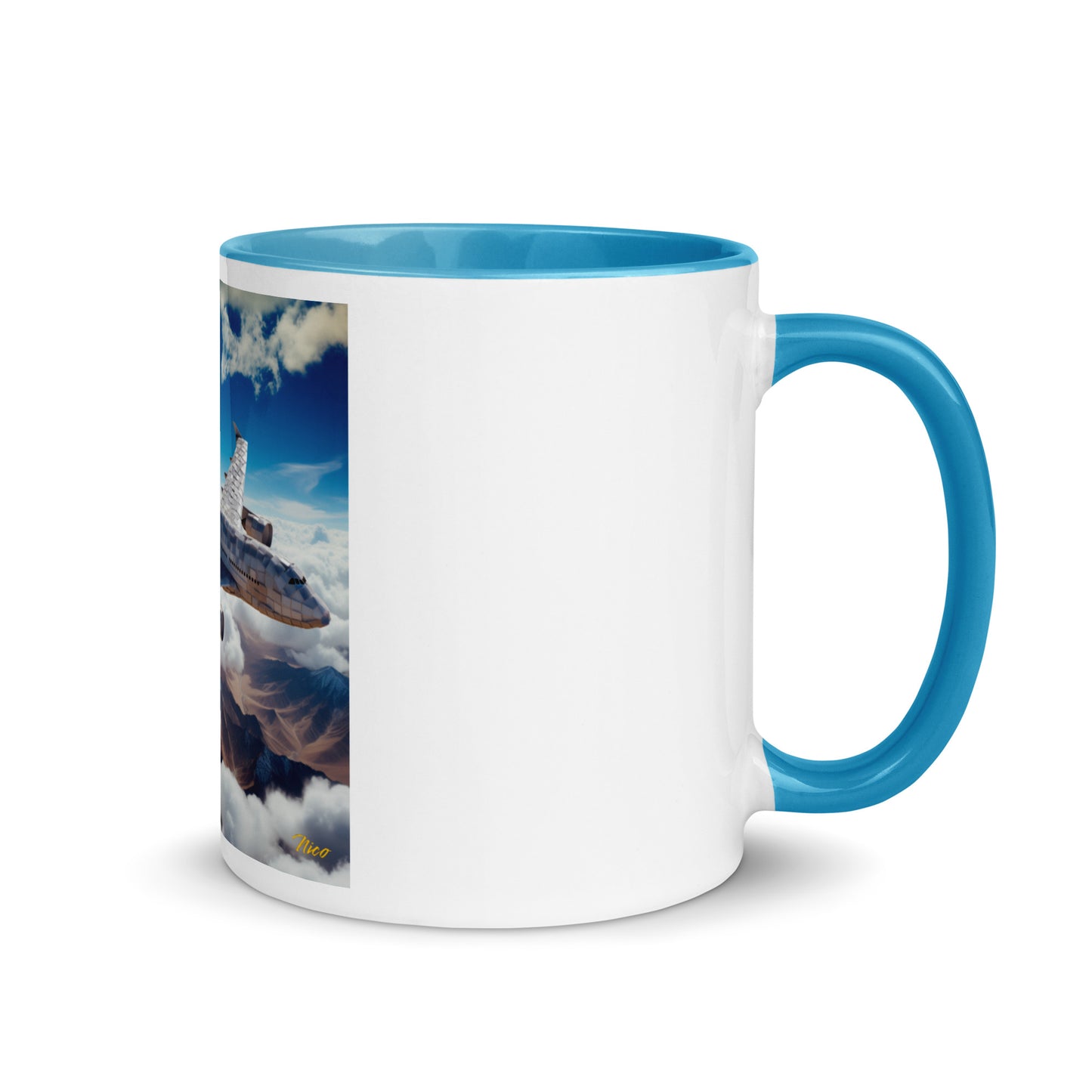 Frequent Flyer Miles Series Print #9 Mug with Color Inside